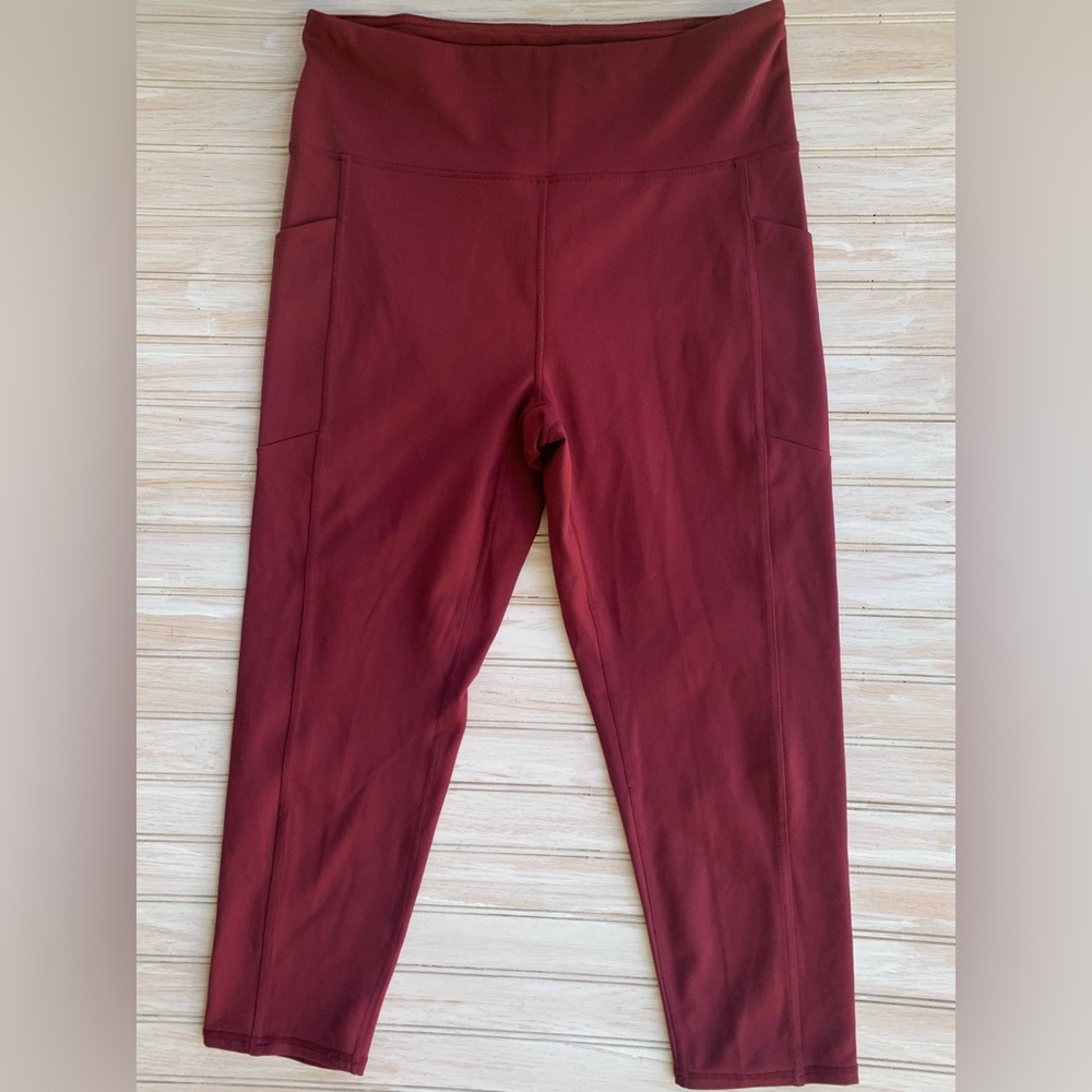 Marika Women's Deep Red Leggings XL